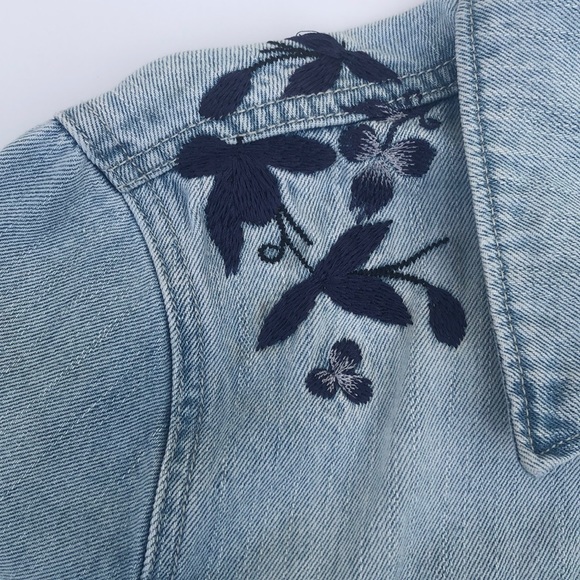 Old Navy Embroidered Jean Jacket - Picture 5 of 8